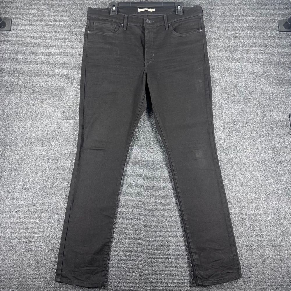 Levi's 311 Shaping Skinny Jeans Womens 33 W33 L30 Black Denim Mid Rise Stretch